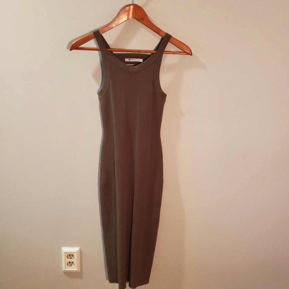 T by Alexander Wang Visible Straps Knit Dress - Picture 3 of 8